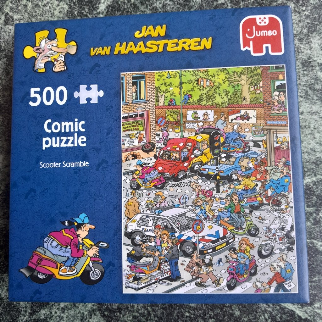 Puzzel Jan van Haasteren, Ophalen of Verzenden, 500 t/m 1500 stukjes, Zo goed als nieuw, Legpuzzel