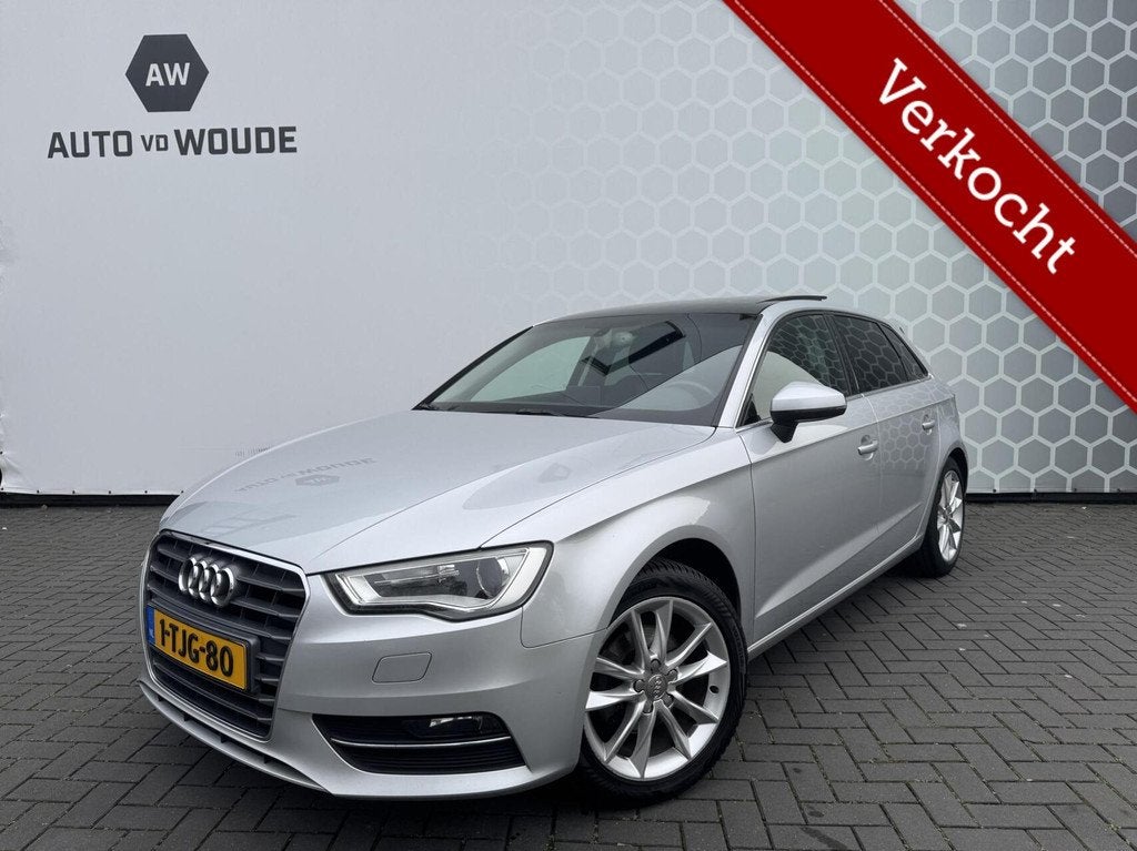Audi A3 Sportback 1.4 TFSI Leer S-line Panoramadak Xenon LED, Auto's, Audi, Gebruikt, 4 cilinders, 1210 kg, 650 kg