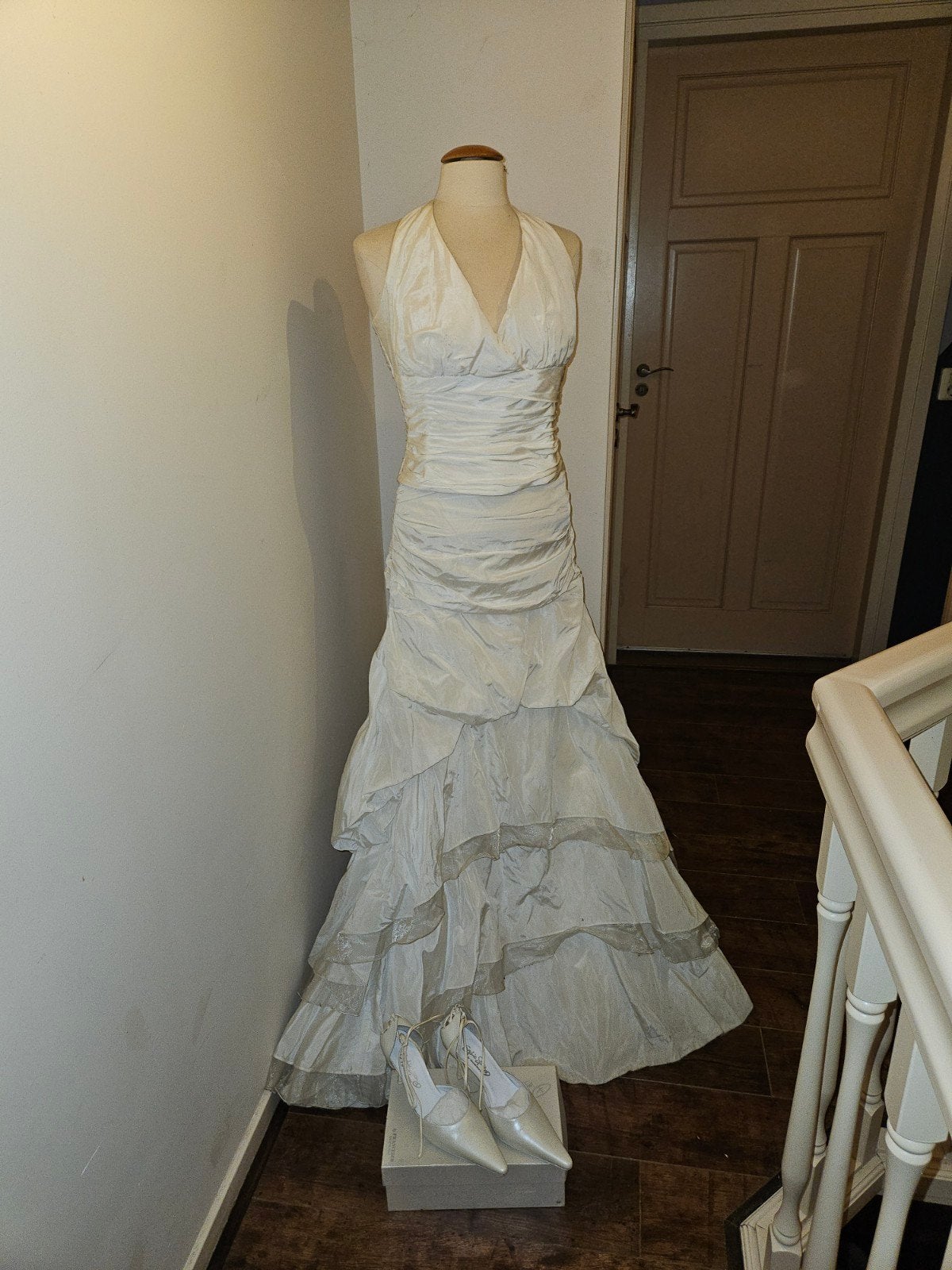 Trouwjurk 2-delig, Italiaans design: Linea Raffaelli, Trouwjurk, Rafaelli, Wit, Ophalen of Verzenden