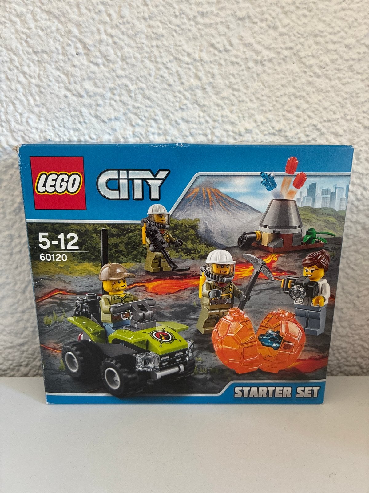 Lego City 60120 Vulkaan Starter Set - Compleet, Ophalen, City, Lego, Zo goed als nieuw
