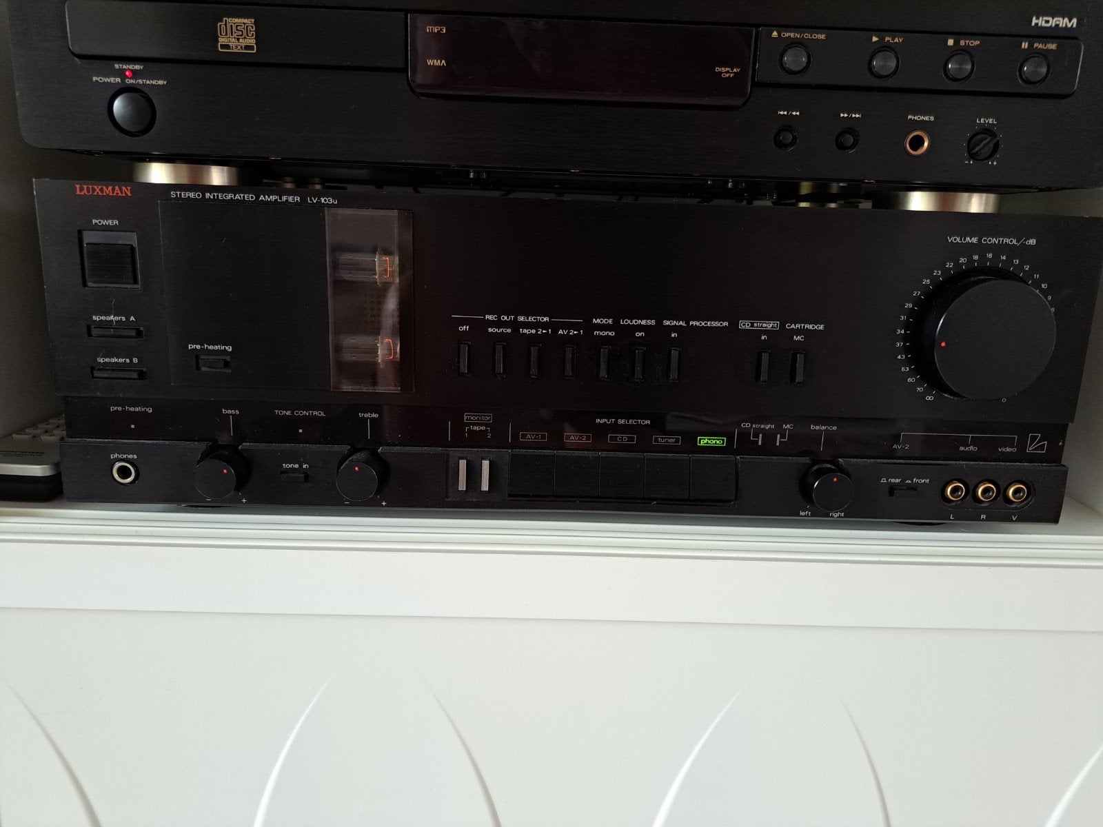 Luxman lv 103u, Overige merken, Refurbished, Ophalen of Verzenden, 60 tot 120 watt