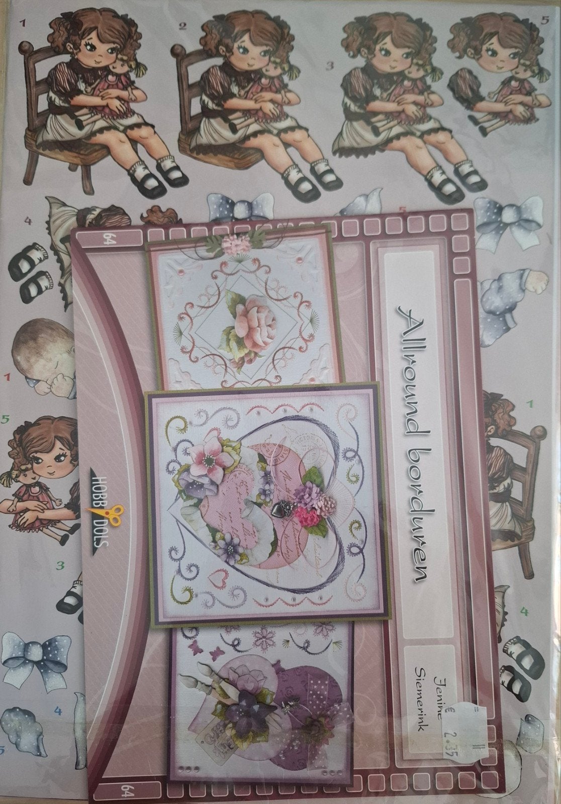 Diverse decoratie vellen voor kaarten maken, Gebruikt, Overige thema's, Meerkleurig, Ophalen of Verzenden