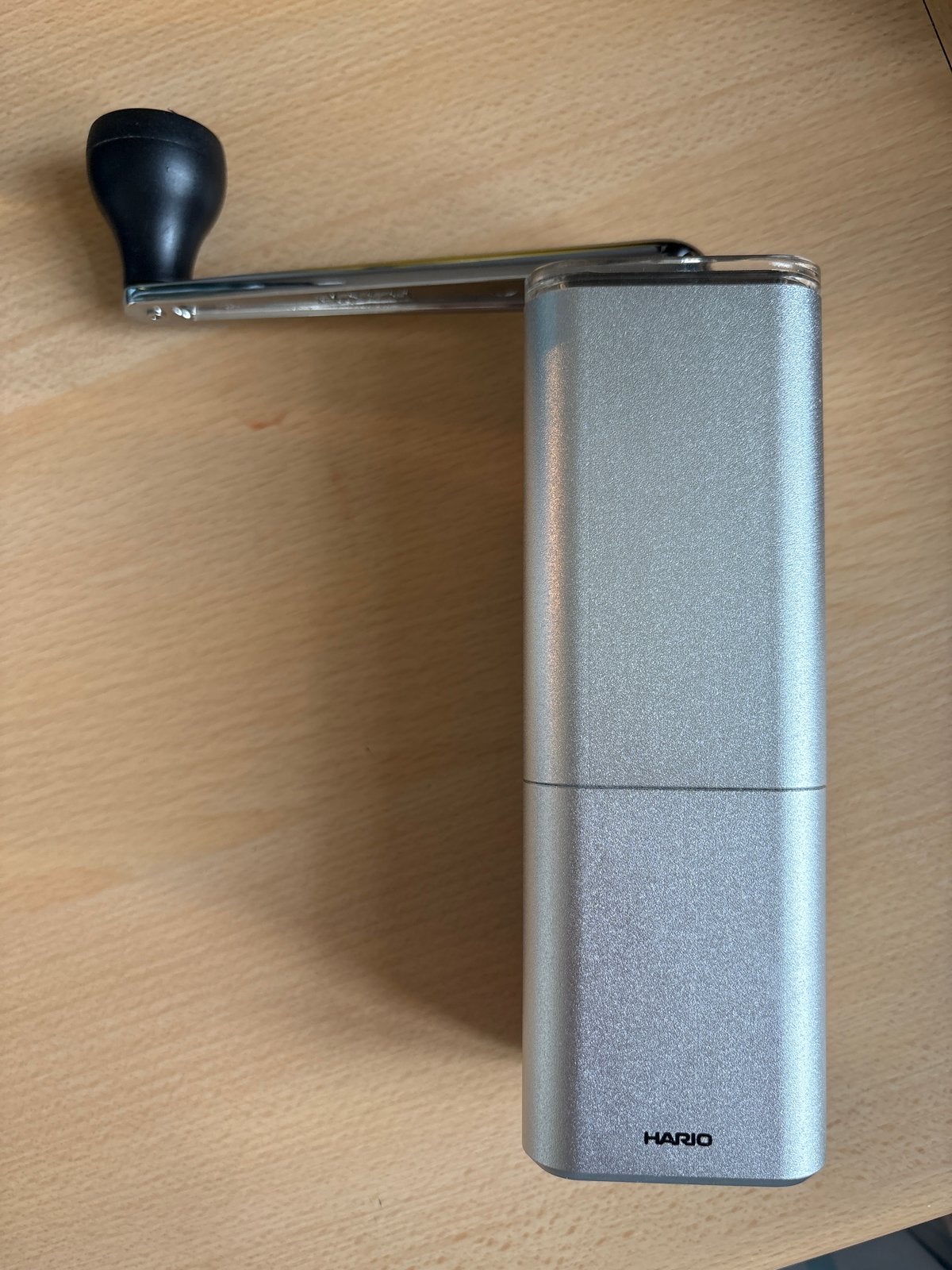 Hario Prism koffiemolen - Zo goed als nieuw, Ophalen, Overige typen, Zilver, Zo goed als nieuw