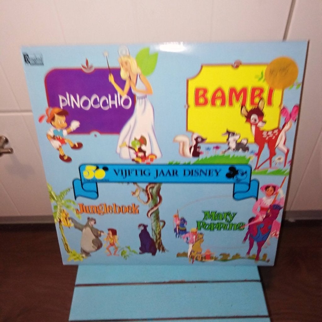 Disneyland LP vijftig jaar Disney uit 1973, Verzamelen, Ophalen, Overige figuren, Gebruikt, Overige typen