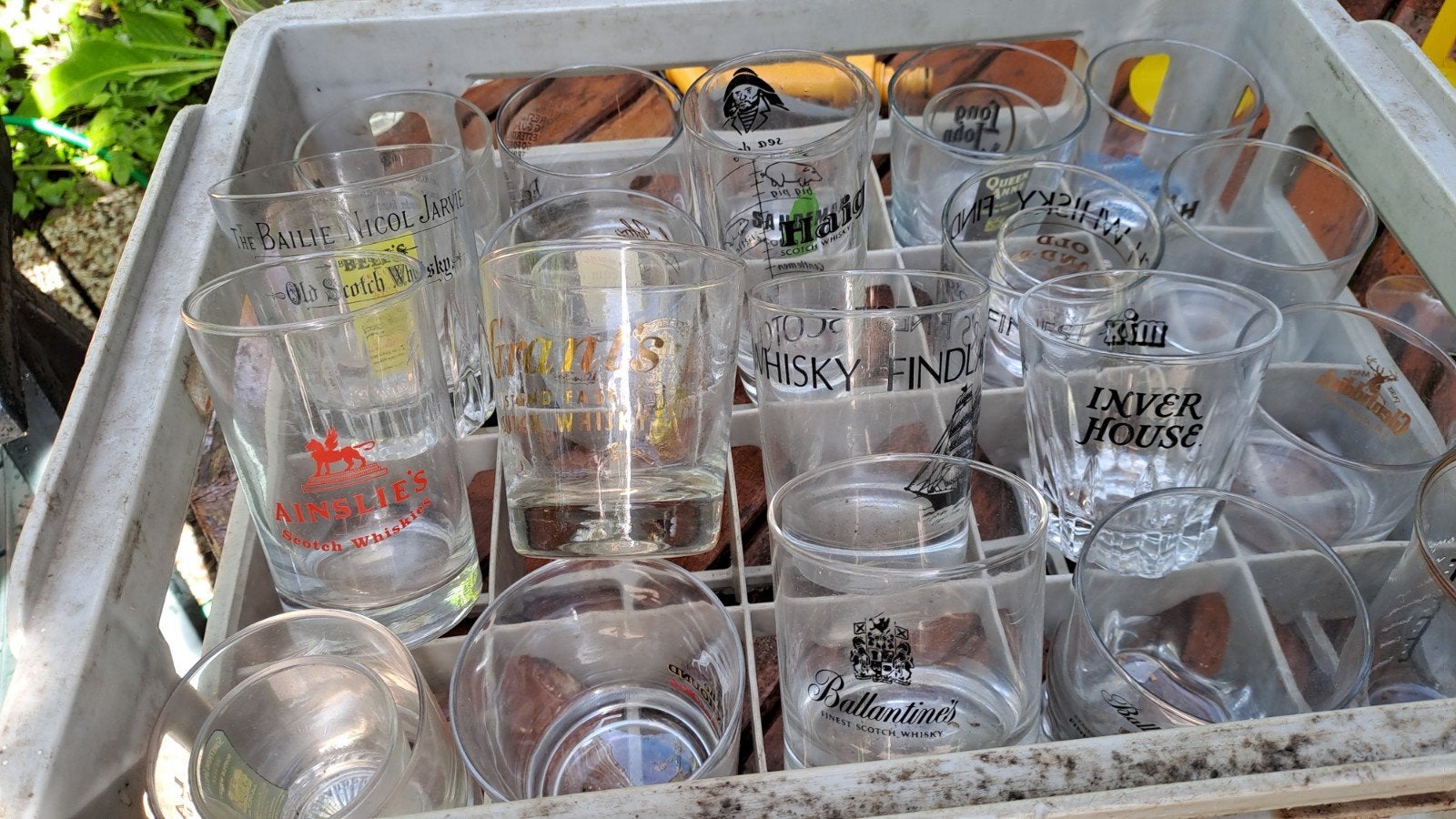 Grote collectie whisky glazen, Ophalen of Verzenden, Gebruikt, Overige typen