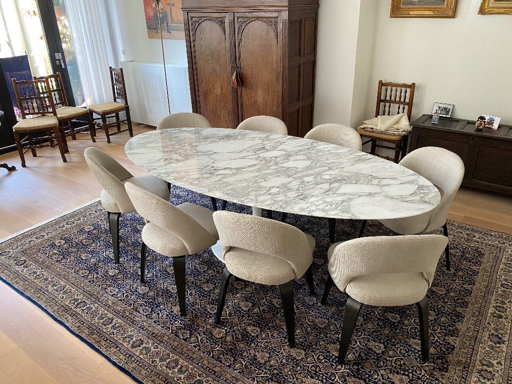 Tafels, ronde tafels, ovalen tafels, Eero Saarinen, Rond, Nieuw, 200 cm of meer, 50 tot 100 cm