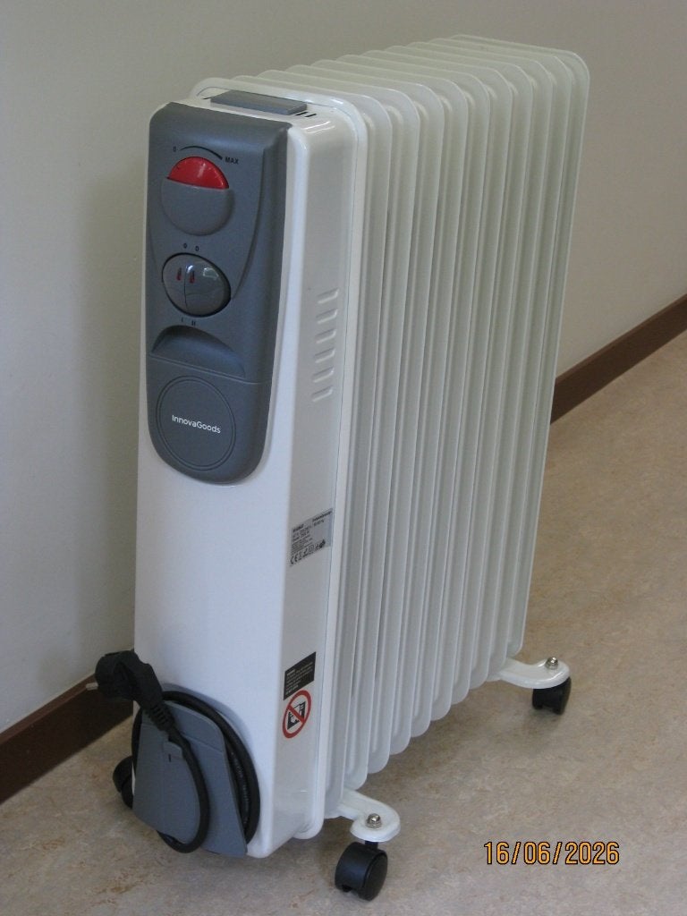 Olieradiator 2500 W - Innovagoods met org. doos, Doe-het-zelf en Verbouw, Ophalen, 30 tot 80 cm, Hoog rendement (Hr), Radiator
