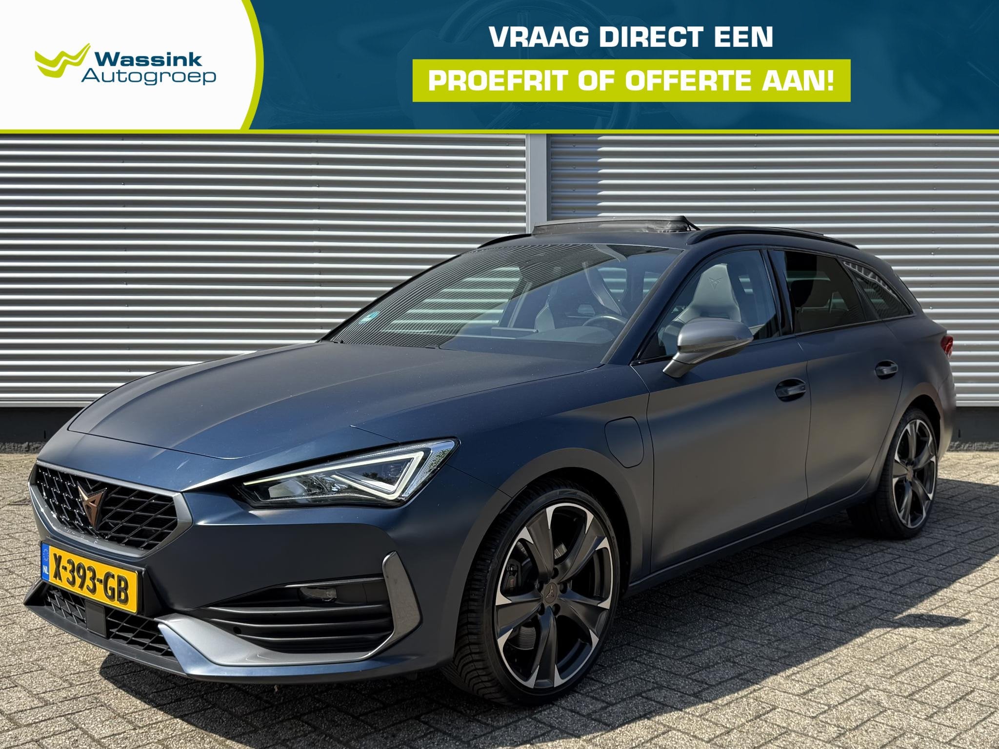 CUPRA Leon Sportstourer 1.4 e-Hybrid VZ Business | Schuif/Ka, Auto's, Stof, Gebruikt, 4 cilinders, Automatische klimaatregeling