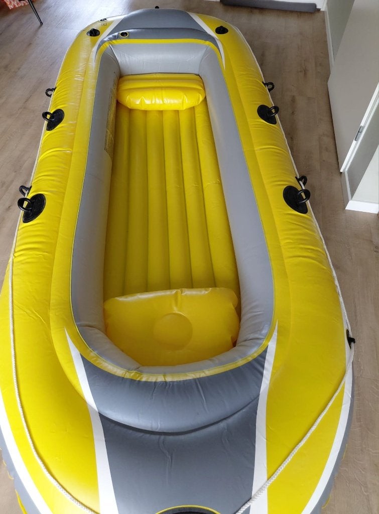 OPBLAAS BOOT, Watersport en Boten, Kano's, Ophalen, Opblaasbaar, Drie personen of meer, Overige typen