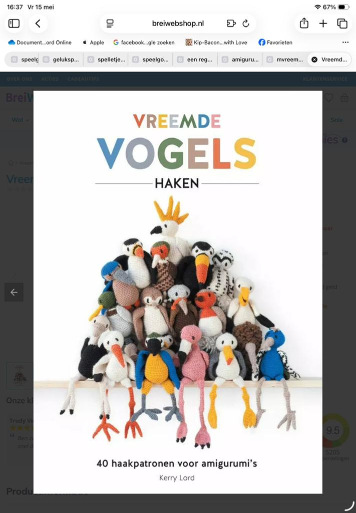 Boeken met haakpatronen voor knuffels en vogels, Ophalen of Verzenden, Zo goed als nieuw, Haken, Patroon of Boek