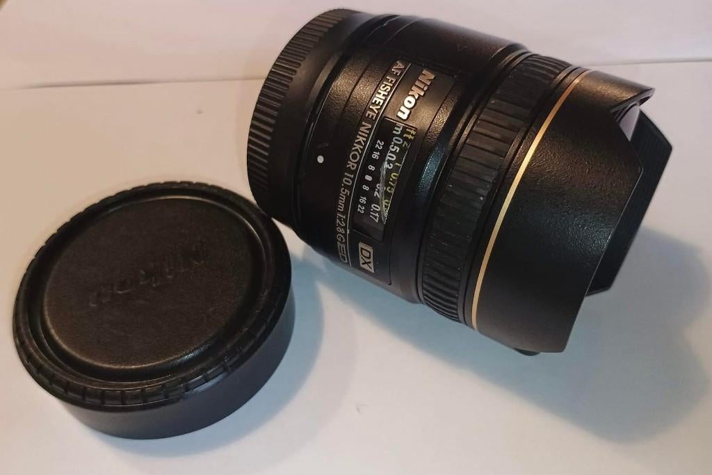 Nikon DX AF fisheye 10,5mm 1: 2.8G ED, Ophalen of Verzenden, Zo goed als nieuw, Groothoek Fisheye-lens