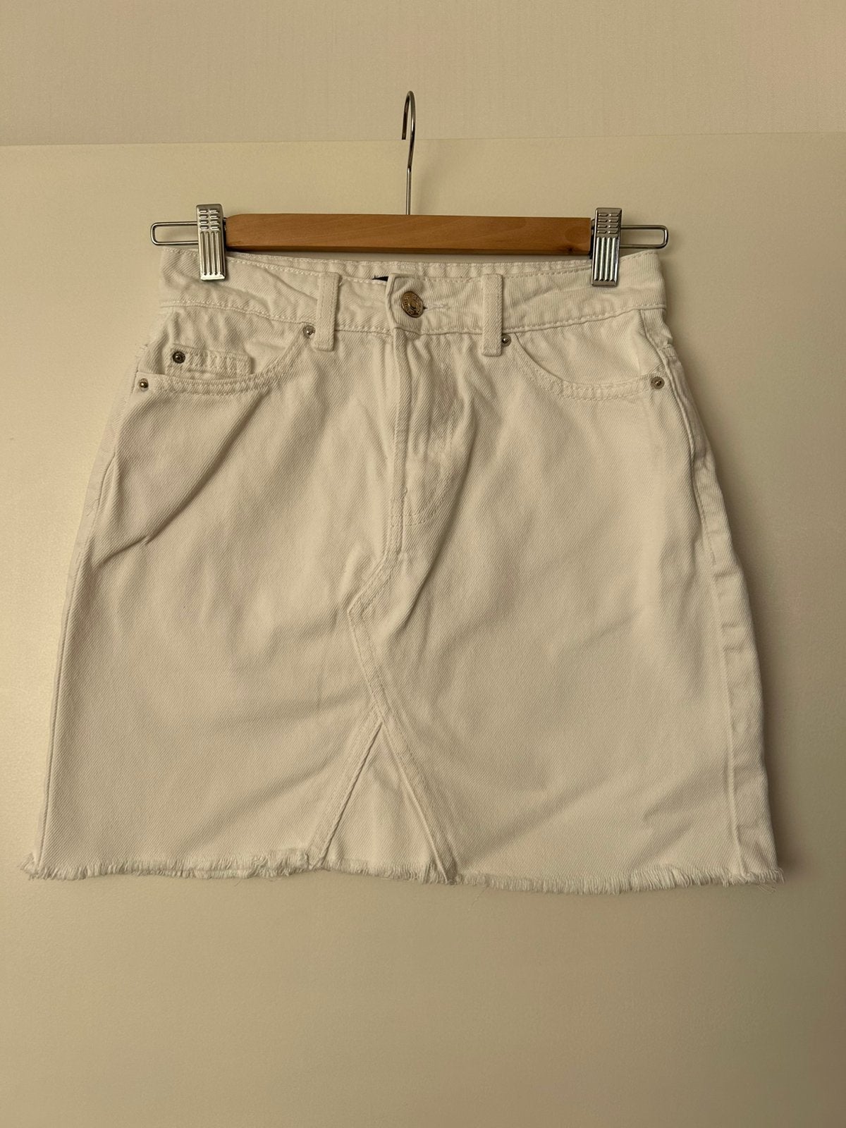 Rok, maat 34, Denim Co, wit, Wit, Ophalen of Verzenden, Zo goed als nieuw, Maat 34 (XS) of kleiner