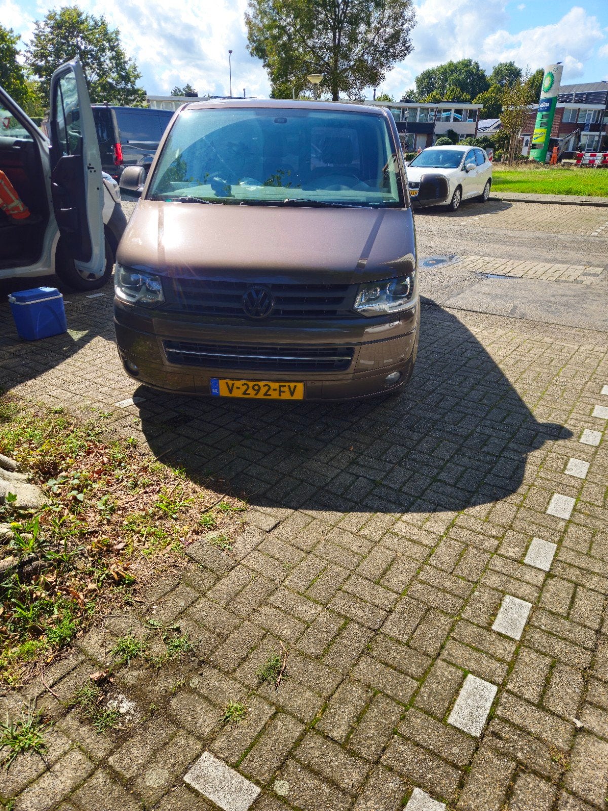 Volkswagen Transporter C 2.0D 132KW 4MOTION 2012, Auto's, Euro 5, Zwart, 4 cilinders, Bruin
