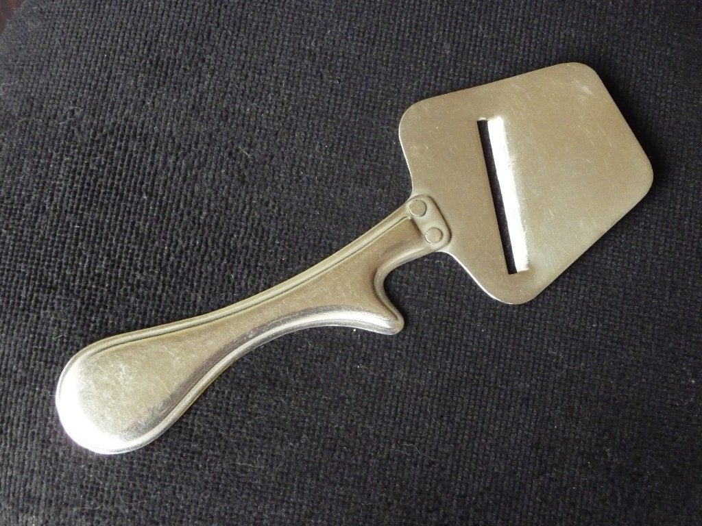 Groente- en/of kaasschaaf voor rechtshandigen roestvrijstaal, Antiek en Kunst, Ophalen of Verzenden