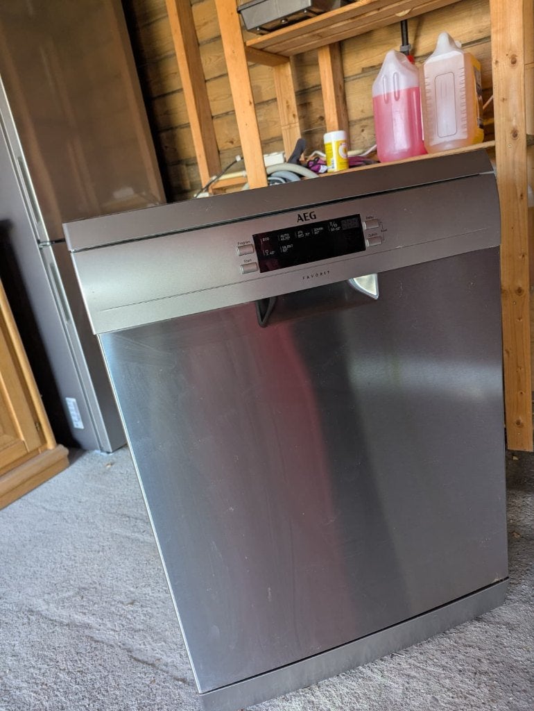 Vaatwasser AEG, Ophalen, Gebruikt, Eco programma, 85 tot 90 cm