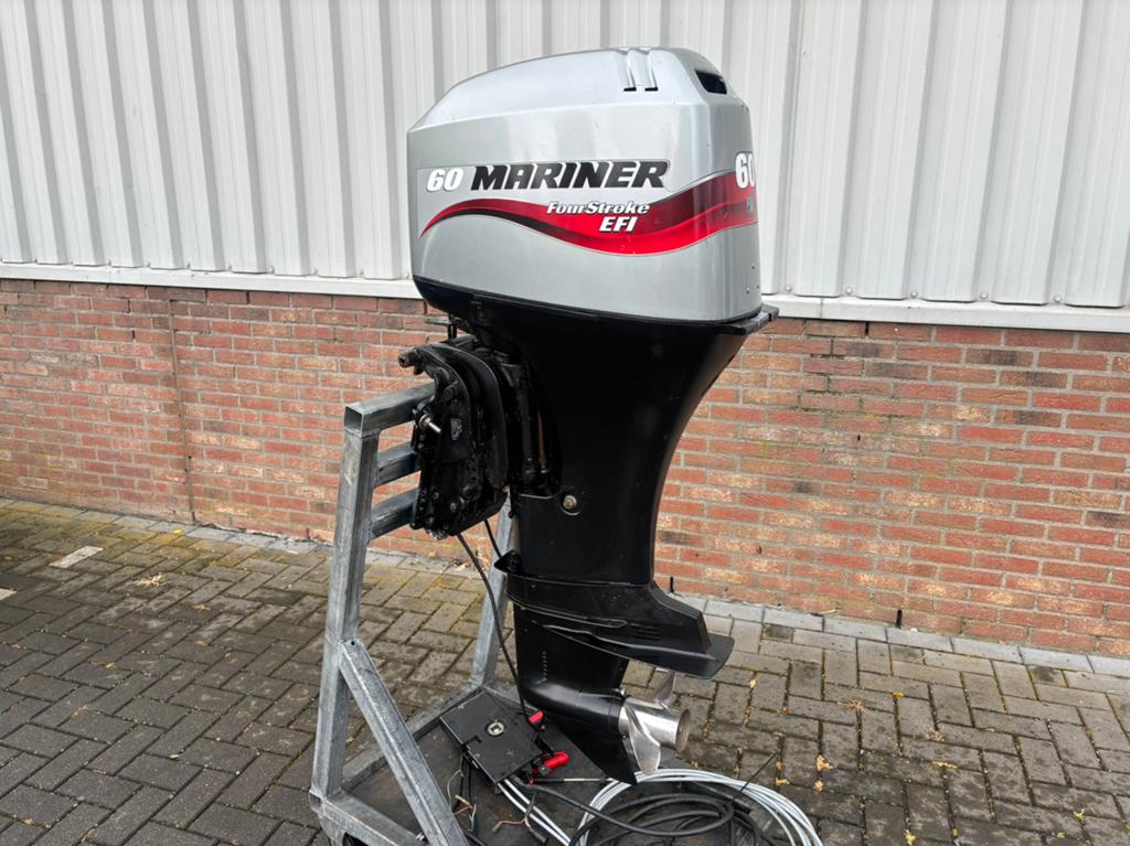 Mercury / Mariner 60 pk 4 takt EFI, powertrim, nette staat, Watersport en Boten, Gebruikt, Viertaktmotor, Mercury, Ophalen of Verzenden