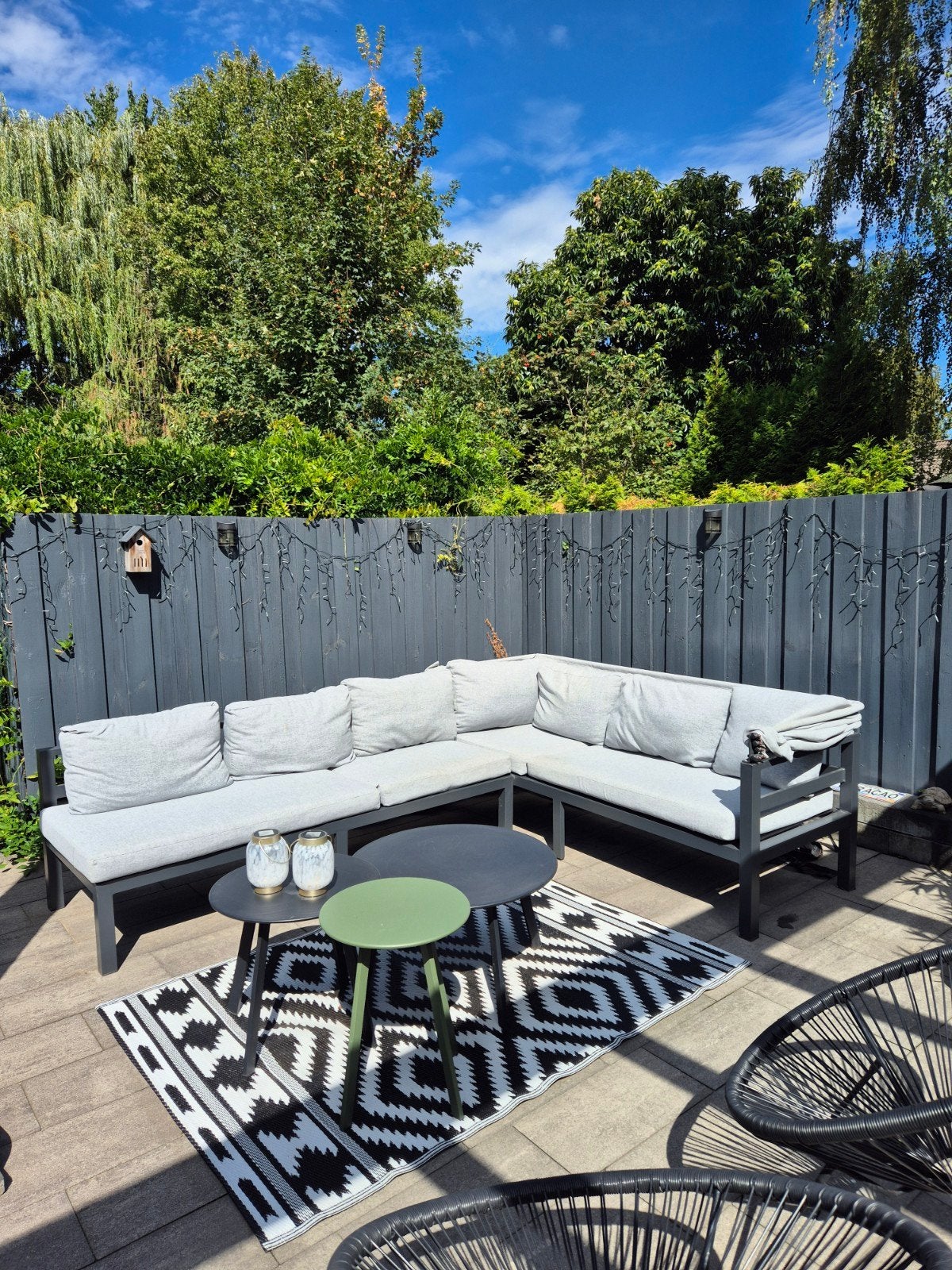 loungehoek, Ophalen, Zo goed als nieuw, Aluminium, Loungeset