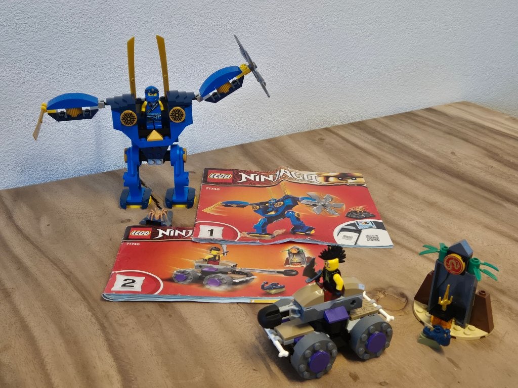 Lego Ninjago 71740 Jay's Electro Mech, Lego, Lego, Gebruikt, Ophalen of Verzenden