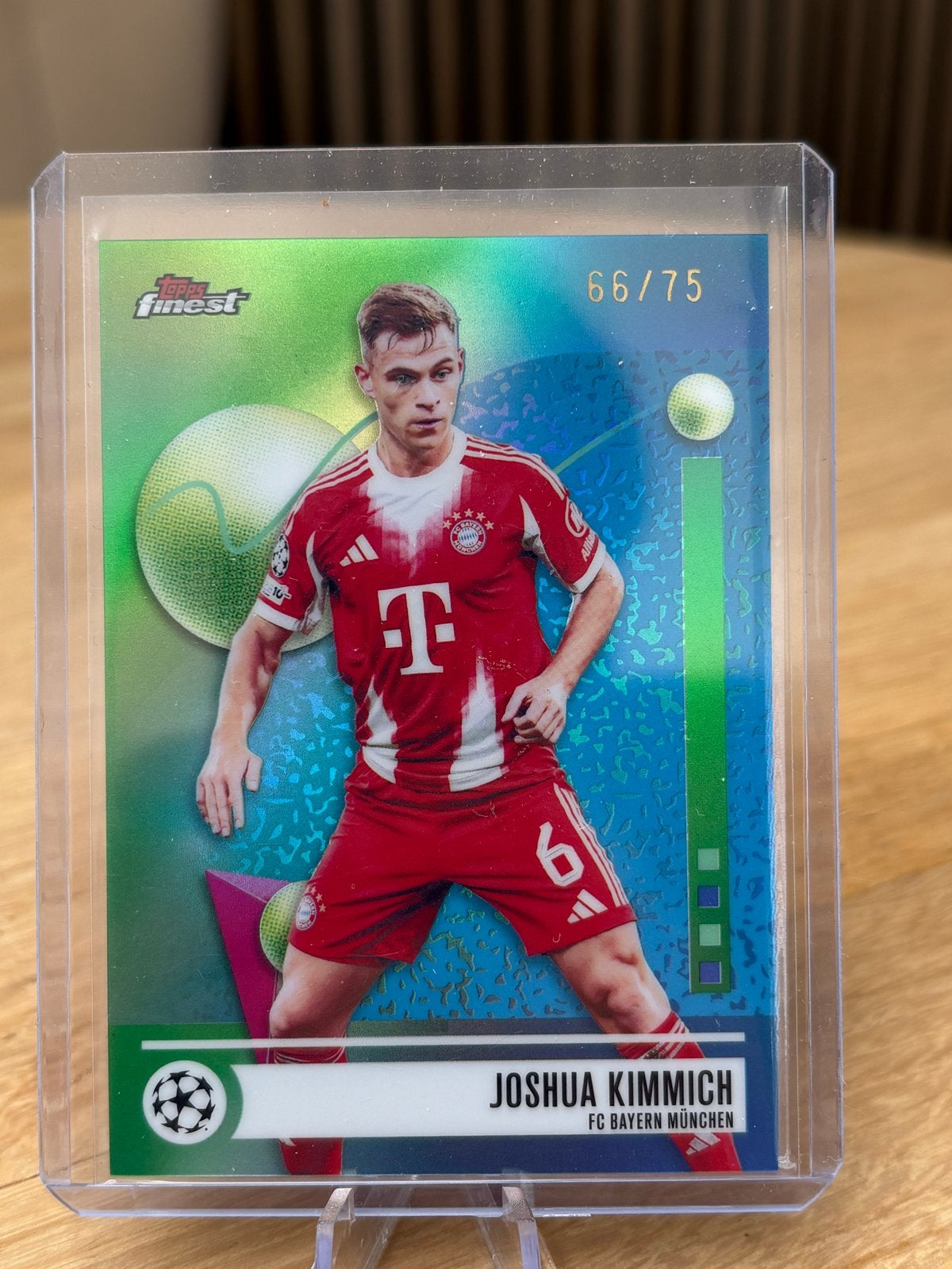 Joshua Kimmich Topps Finest Champions League Kaart, Ophalen, Zo goed als nieuw, Buitenlandse clubs, Spelerskaart