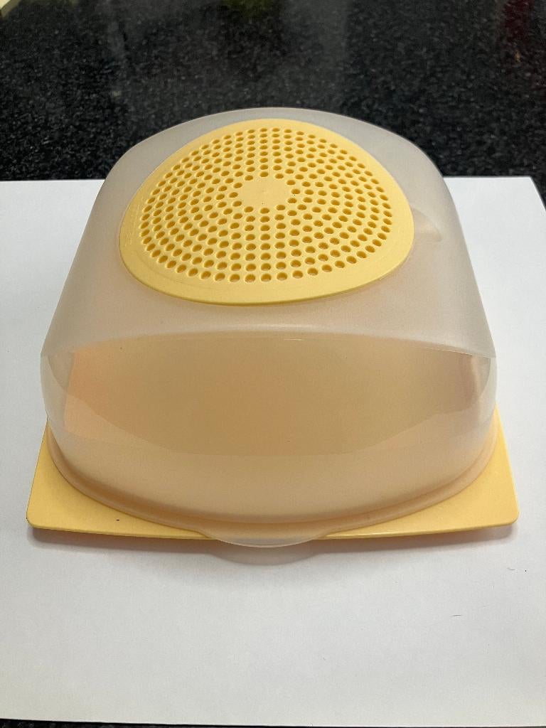 tupperware kaas max, Huis en Inrichting, Keuken | Tupperware, Ophalen of Verzenden, Zo goed als nieuw, Geel, Overige typen