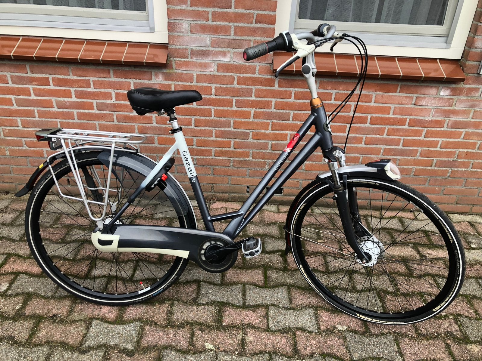Te koop mooie Gazelle Eclipse damesfiets 53cm 8versn, Fietsen en Brommers, Fietsen | Dames | Damesfietsen, Ophalen