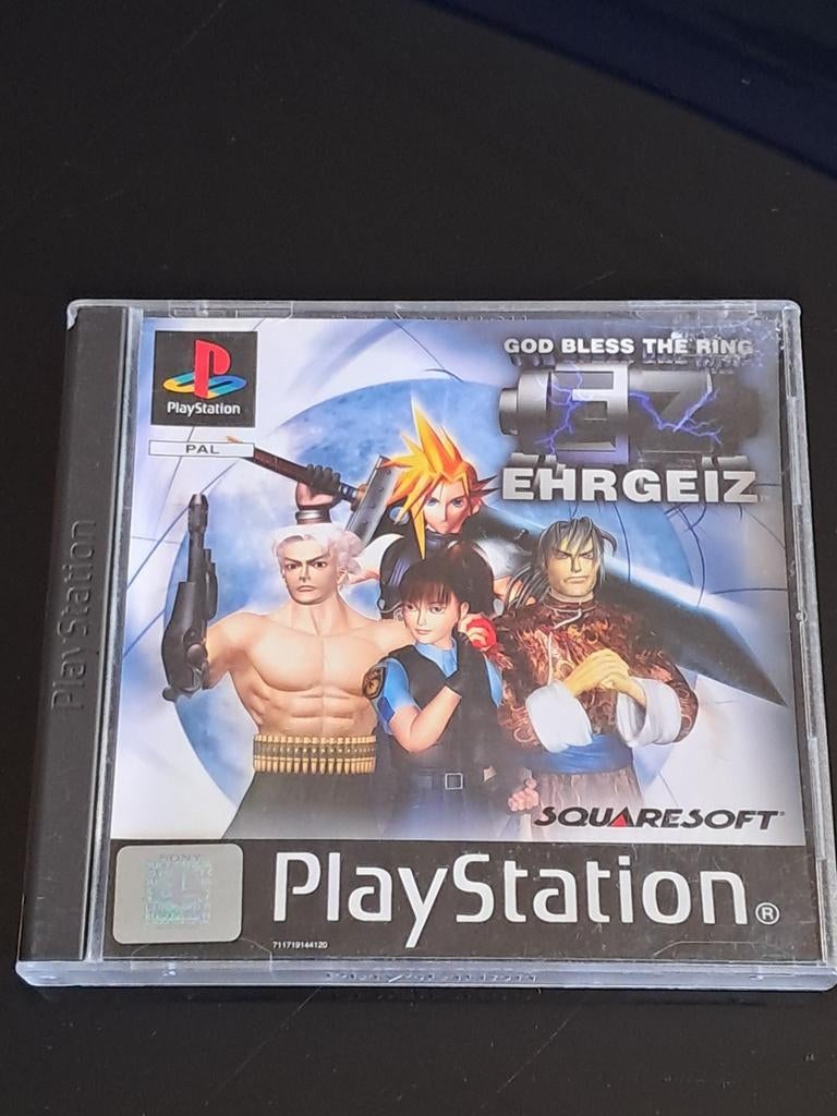 PS1 EHRGEIZ - GOD BLESS THE RING, Avontuur en Actie, Gebruikt, Vanaf 18 jaar, 1 speler