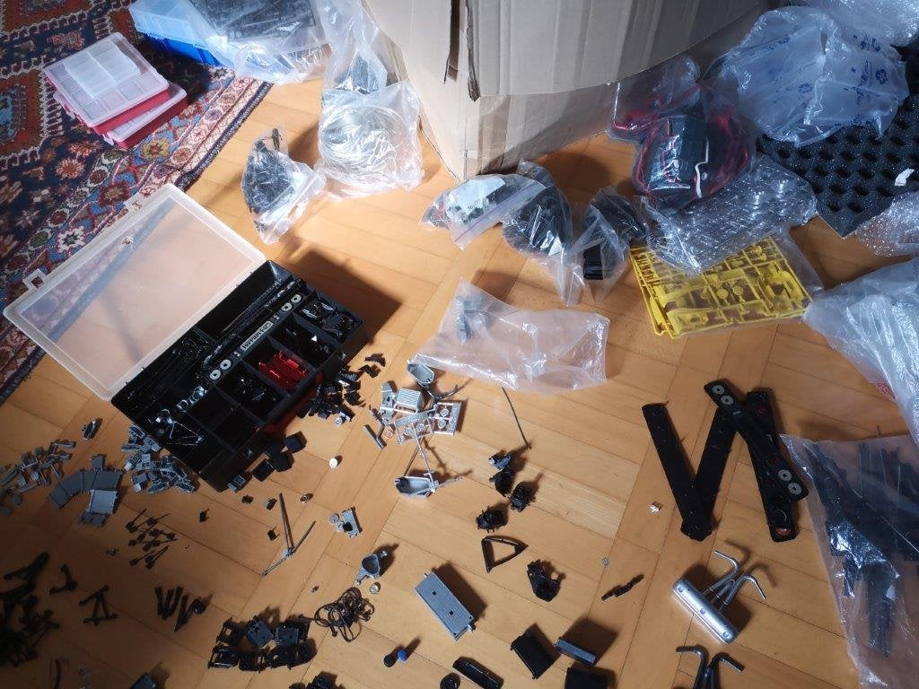 Veel stuks van F40 Ferrari 1/8 schaal Pocher 1/8 codes K55 K, Ophalen of Verzenden, Zo goed als nieuw, 1:5 t/m 1:8, Auto