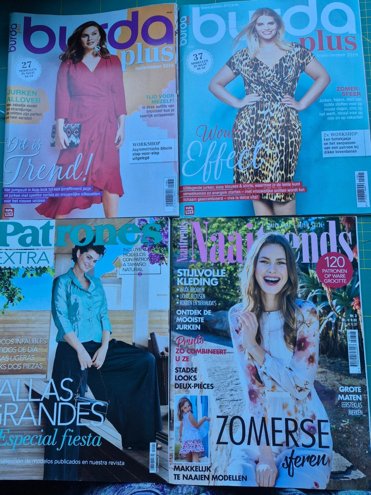 Burda Plus & Naaitrends Tijdschriften - Patronen, Ophalen of Verzenden, Zo goed als nieuw, Overige typen