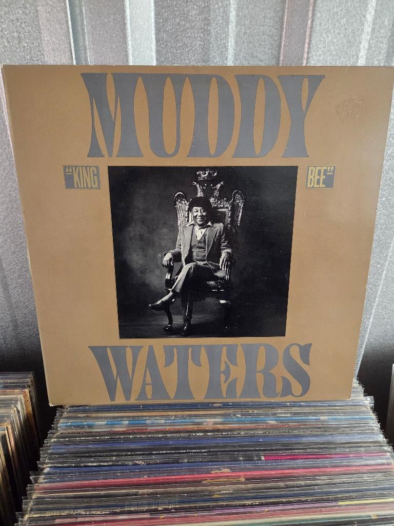 Blues lp MUDDY WATERS: KING BEE, Gebruikt, 1980 tot heden, Ophalen of Verzenden, 12 inch