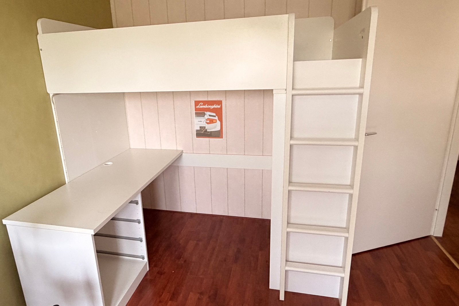 Ikea Småstad hoogslaper en bureau, Ophalen, Zo goed als nieuw, Hoogslaper
