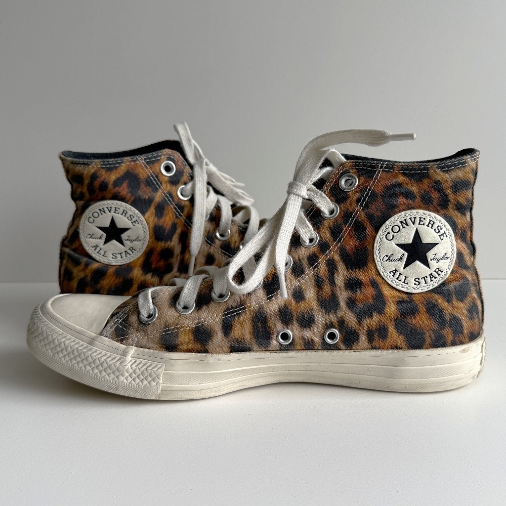 Converse All Stars panterprint, Kleding | Dames, Schoenen, Overige kleuren, Ophalen of Verzenden, Sneakers of Gympen, Converse All Stars