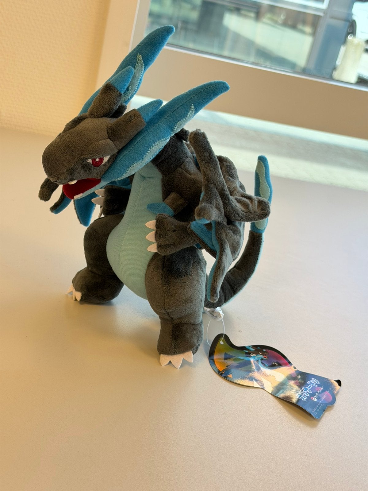 Pokémon Mega Charizard X Knuffel Japan 23cm Nieuw japanese, P, P, Nieuw, Ophalen of Verzenden