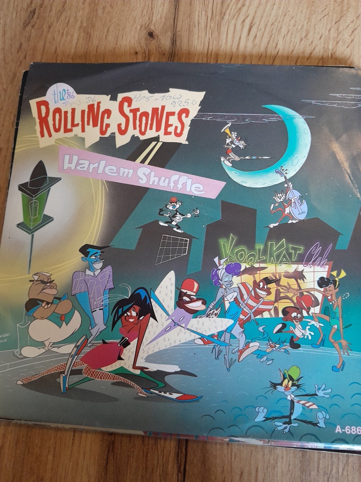 the rolling stones 7inch harlem shuffle, Ophalen of Verzenden, Zo goed als nieuw, Pop
