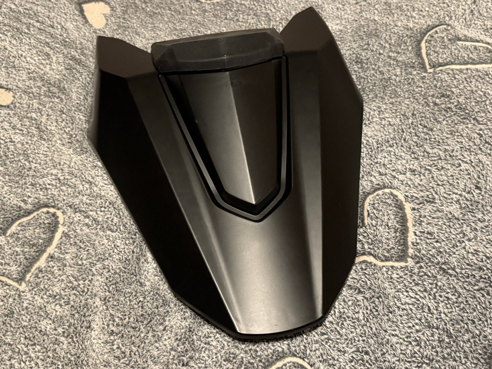 Zwart passagierszadelkapje Honda CBR650R 2018-2023