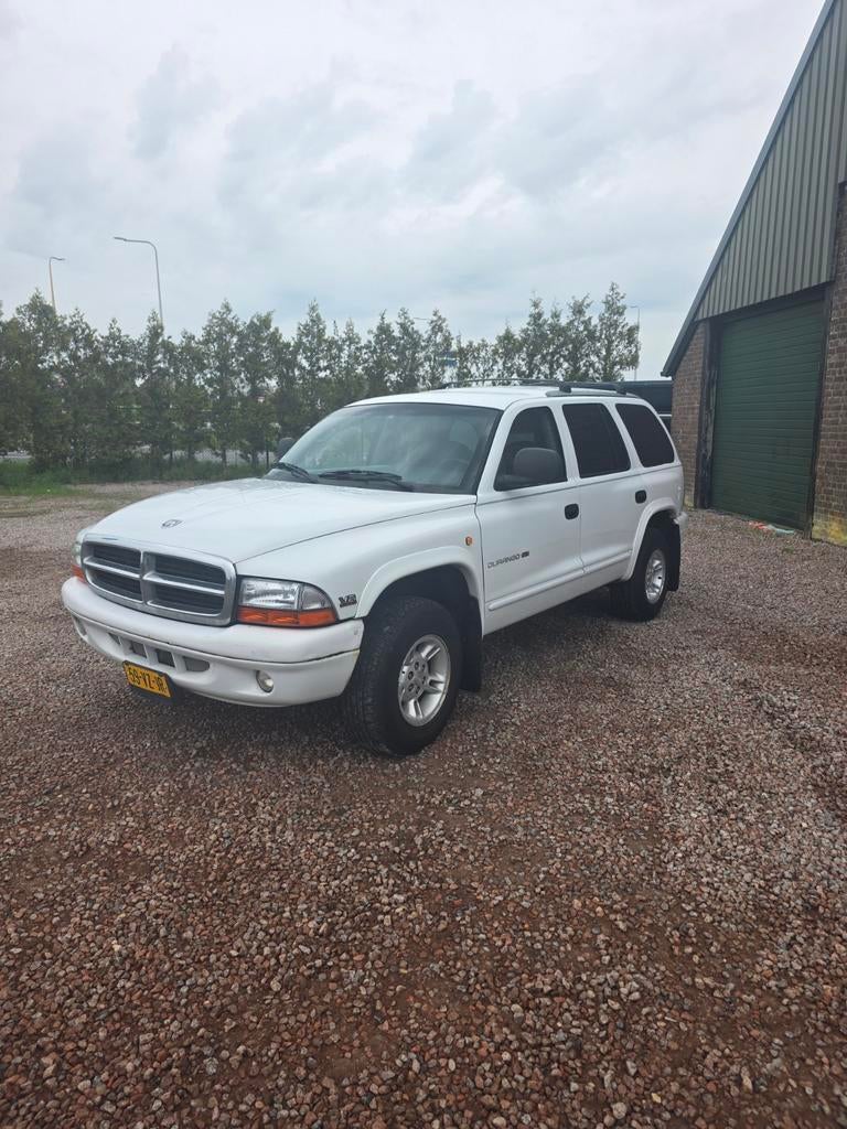 Dodge Durango 5.9L V8 1999 Grijs Kenteken, Auto's, Automaat, 2240 kg, Leder en Stof, Wit