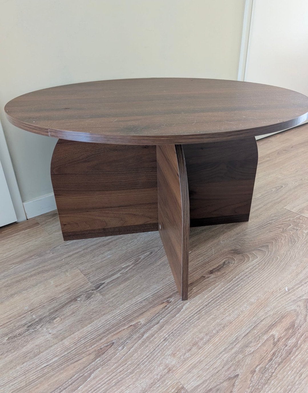 Viral-  Japandi salontafel, Japandi, Modern, Minimalistisch, 50 tot 100 cm, Rond, Zo goed als nieuw