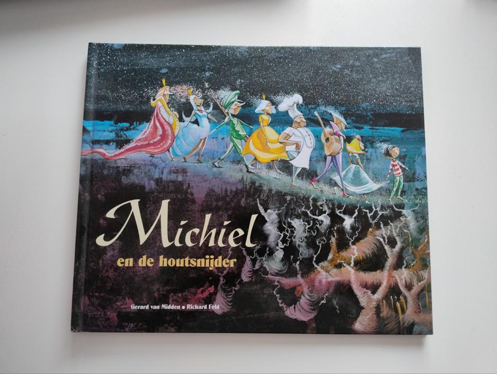 G. van Midden - Michiel en de houtsnijder met dia's, Ophalen, Zo goed als nieuw, G. van Midden