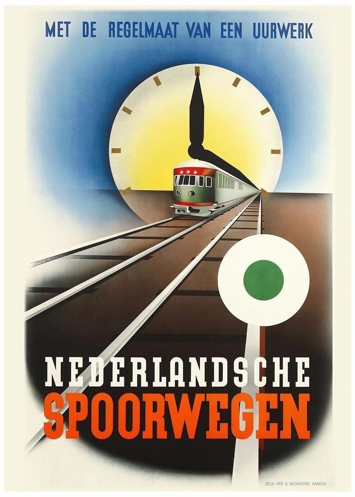 mooi NEDERLANDSE SPOORWEGEN NS Affiche Poster, Verzenden, Nieuw, Trein, Overige typen