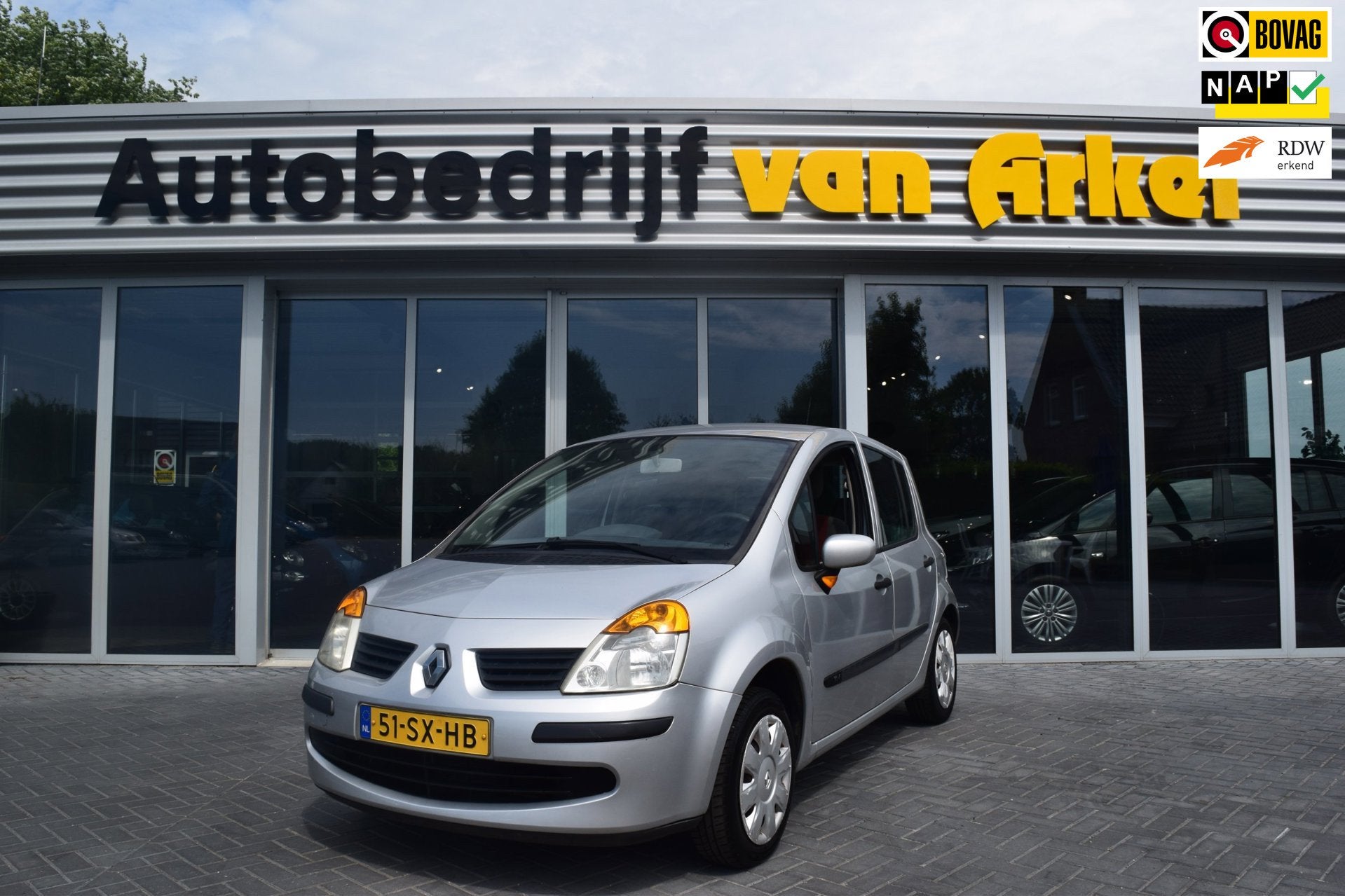 Renault Modus 1.2-16V Air, Auto's, Voorwielaandrijving, Stof, Gebruikt, 4 cilinders