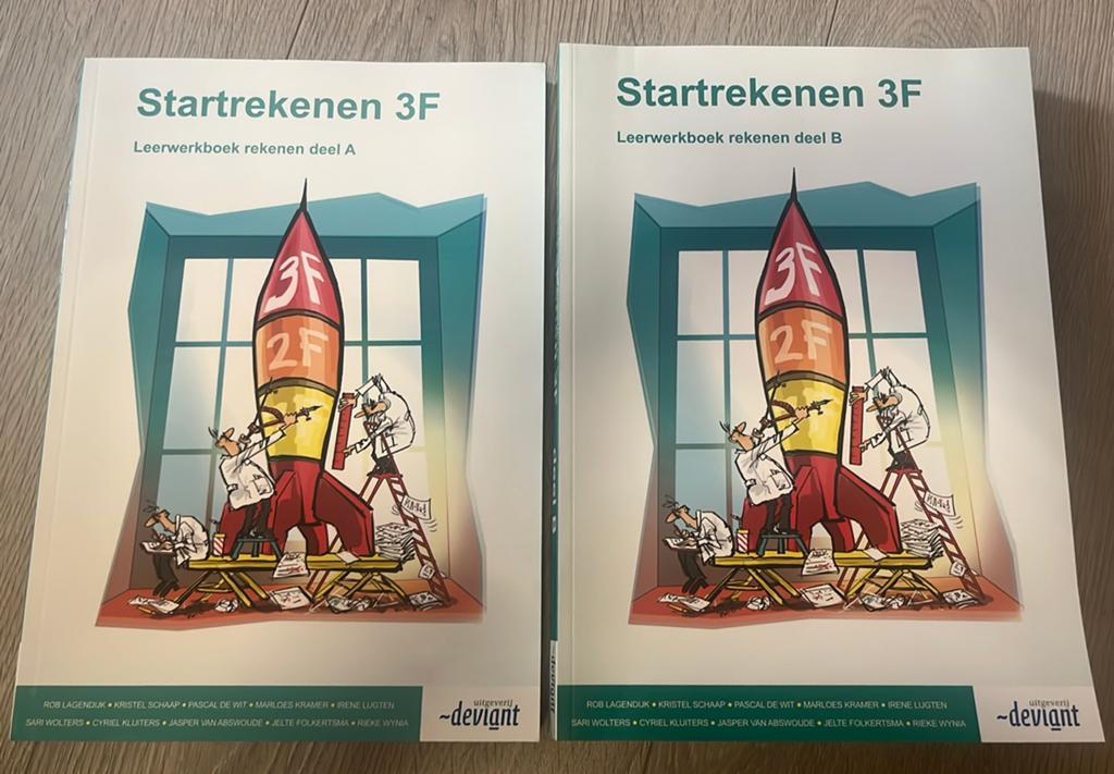 Startrekenen 3F; Leerwerkboek rekenen deel A en B, Ophalen, Alpha, Zo goed als nieuw, Overige niveaus