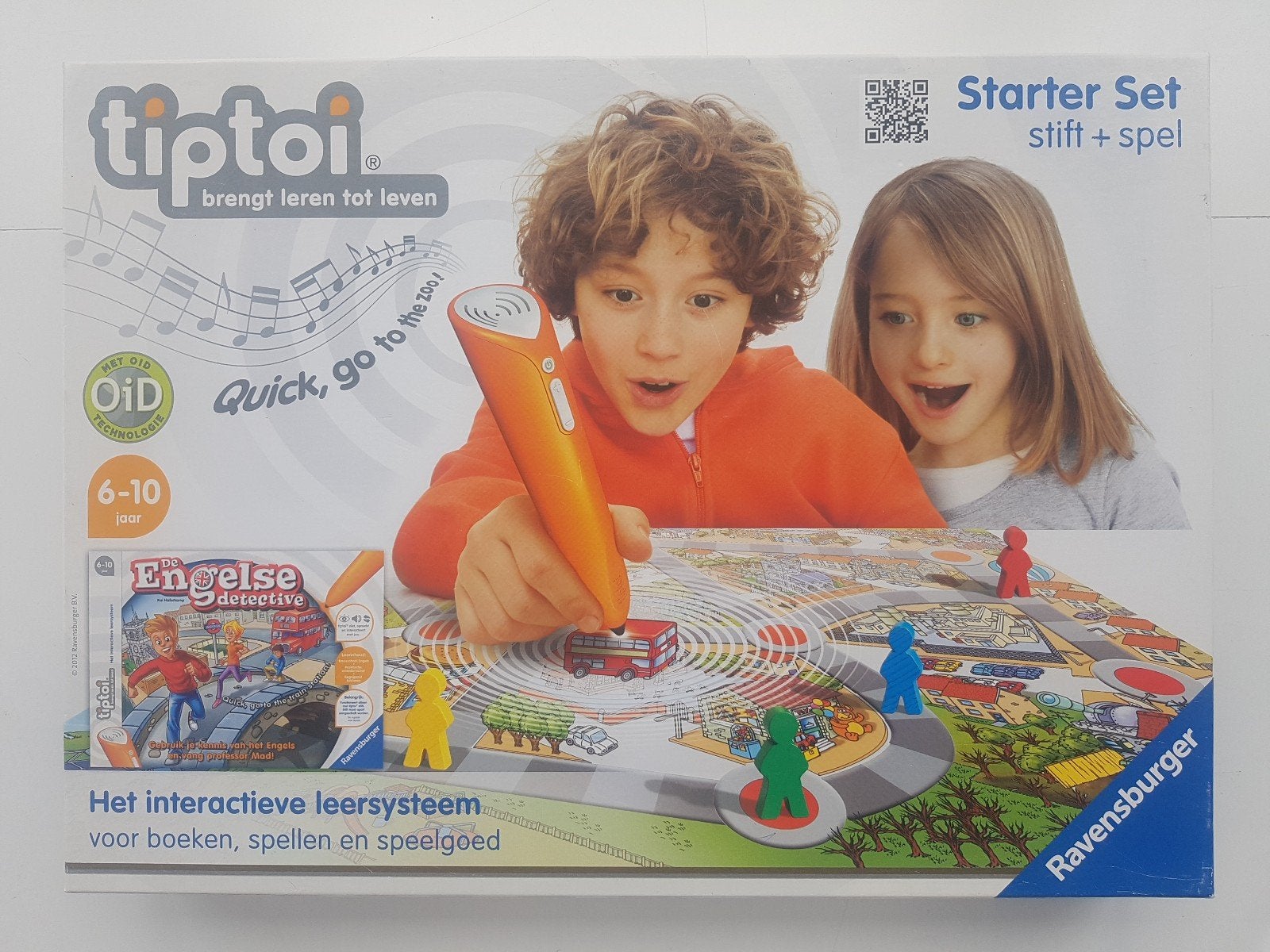 Ravensburger TipToi De Engelse Detective + Stift | 6-10 jaar, Kinderen en Baby's, Speelgoed | Educatief en Creatief, Ophalen of Verzenden