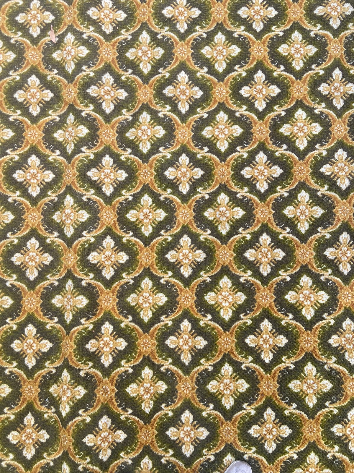 Originele vintage vloerbedekking jaren 60/70 retro tapijt, Ophalen, Gebruikt, Vintage retro jaren 50/60/70 midcentury, Nvt