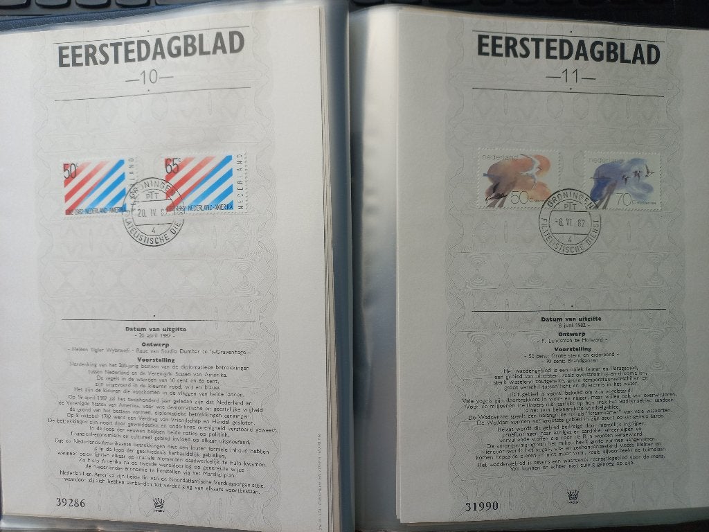 eerste dagbladen 1 tm 19 (12 2x), Postzegels en Munten, Ophalen of Verzenden, Overige typen