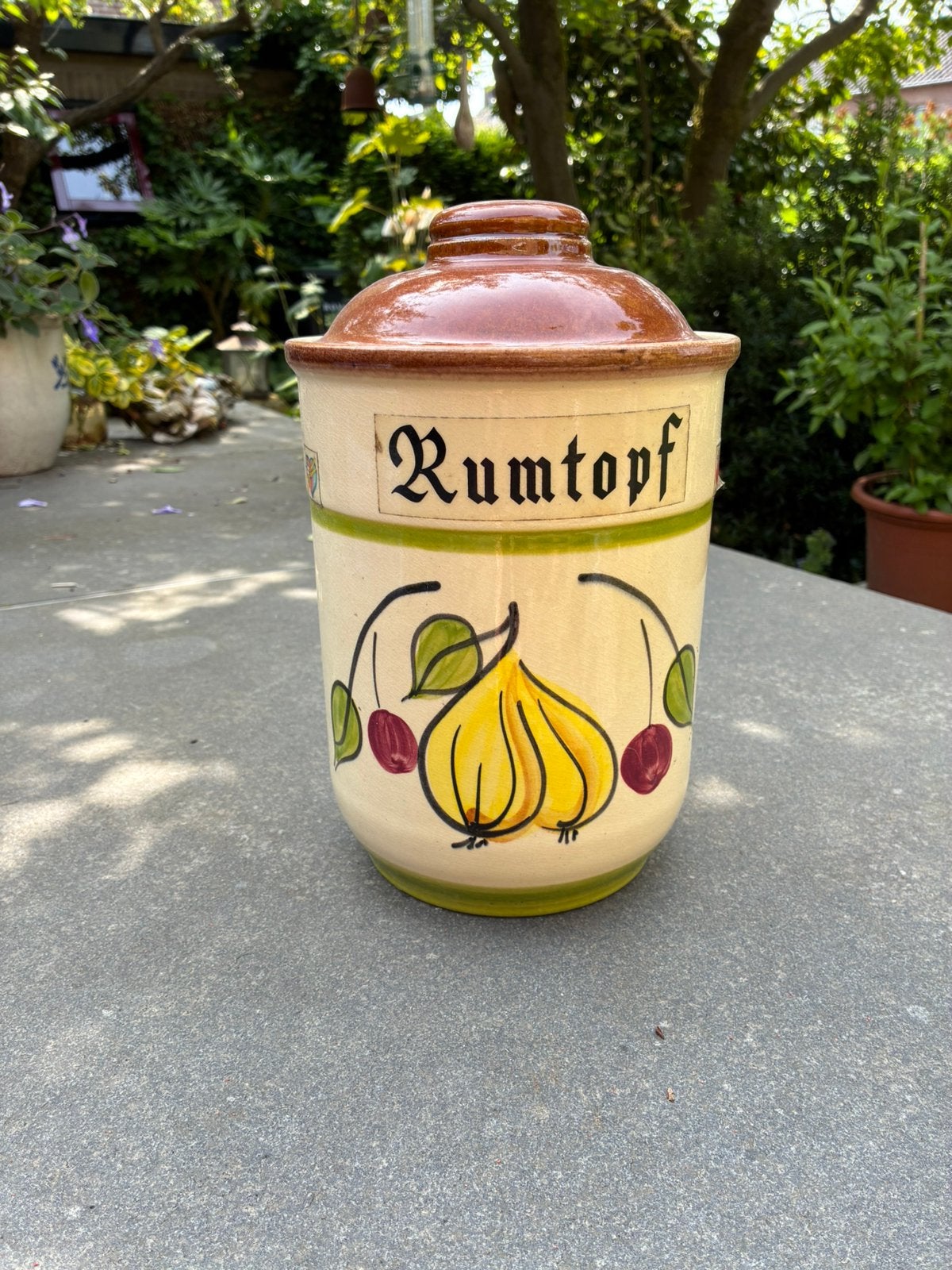 Mooie vintage Rumpot, Antiek en Kunst, Ophalen of Verzenden