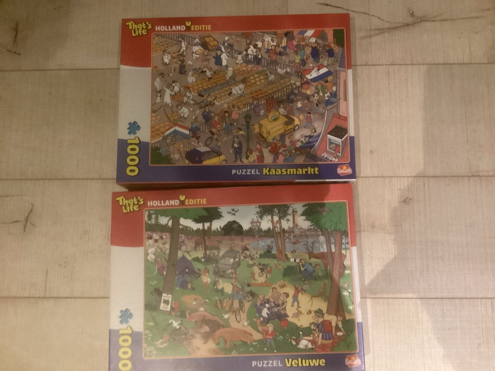 Diverse legpuzzels 1000 stukjes - That's Life & Ravensburger, Hobby en Vrije tijd, Ophalen, 500 t/m 1500 stukjes, Gebruikt, Legpuzzel