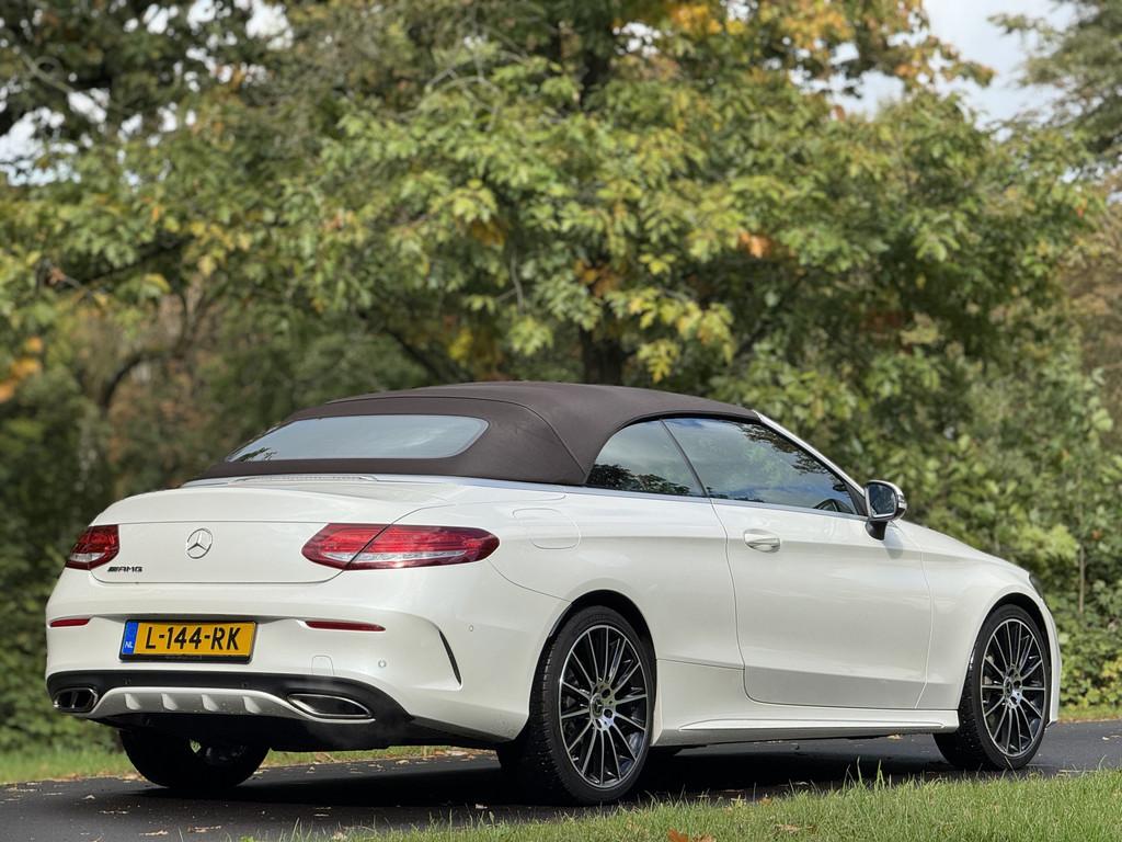Mercedes-Benz C-Klasse Cabrio 200 Prestige AMG Diamond White, Automaat, Euro 6, 4 cilinders, Cabriolet