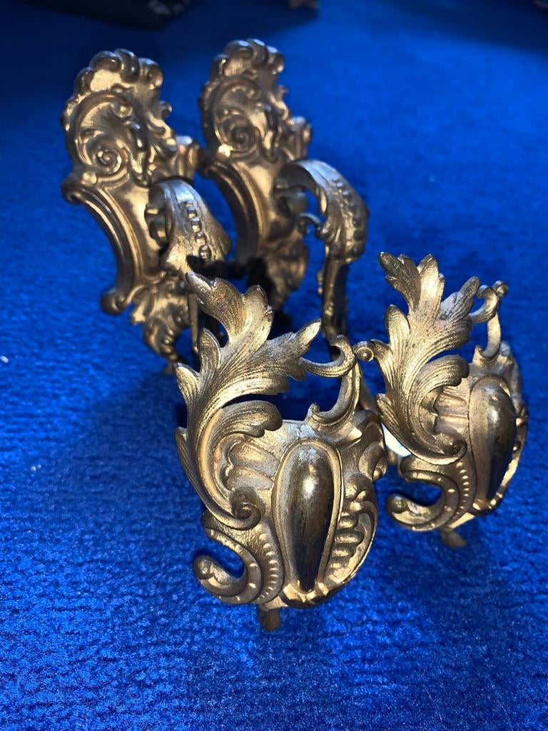 Antieke gordijnophalers / embrasses - Set van 2 dep huster, Ophalen, Minder dan 50 cm, Gebruikt, Bruin