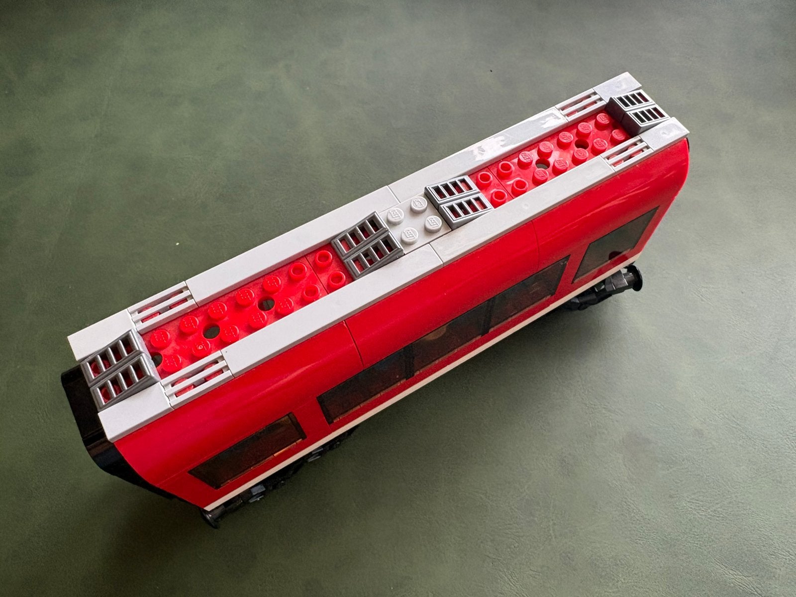 Lego trein wagon uit set 7938 met boekje, Lego, Lego, Verzenden, Zo goed als nieuw