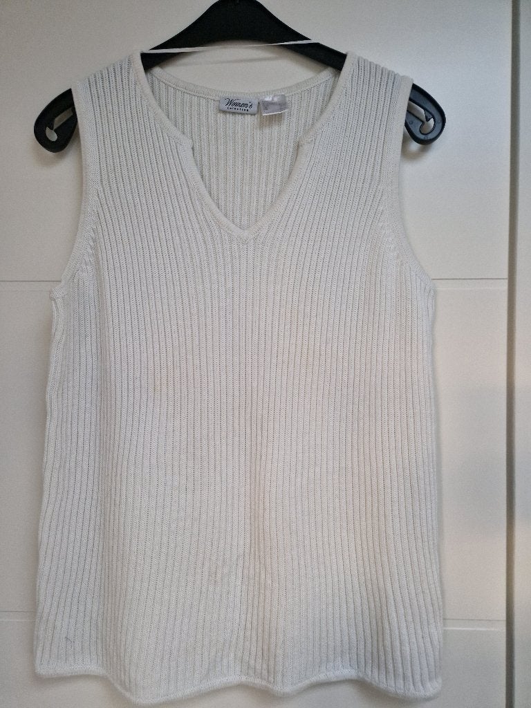 witte spencer / slipover, maat 40, Ophalen of Verzenden, Zo goed als nieuw, Maat 38/40 (M), Wit