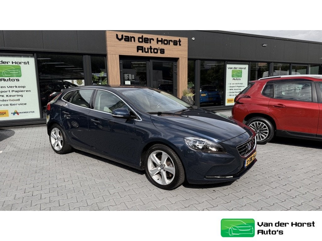 Volvo V40 1.6 T4 Summum automaat (bj 2014), Auto's, Volvo, Automaat, Gebruikt, 4 cilinders, Blauw